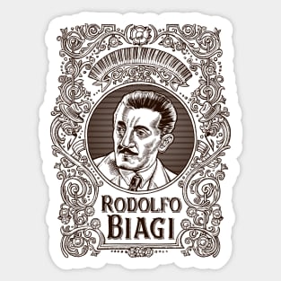 Rodolfo Biagi (in brown) Sticker